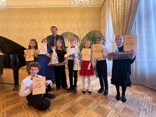 Žáci Romana Faltyse na soutěži Allegro