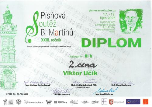 Diplom Viktora Učíka